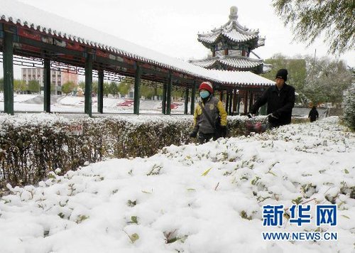 哈爾濱、大慶降下今年入冬以來第一場雪