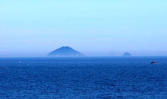 遠眺青島近海島嶼 如夢如幻宛若仙境