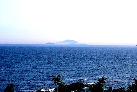 遠眺青島近海島嶼 如夢如幻宛若仙境