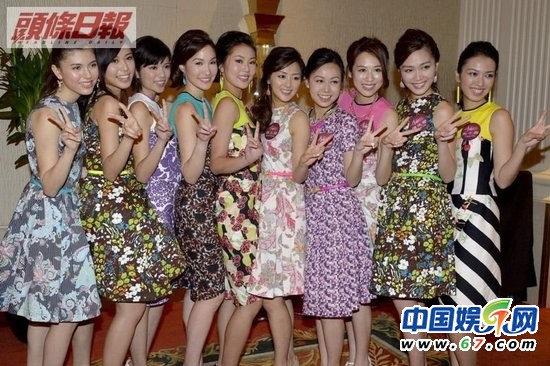2012年港姐十強出爐 湯鎮宗女兒湯洛雯入圍