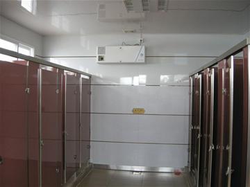 青島啤酒城建4座準五星公廁 配空調用進口隔熱墻
