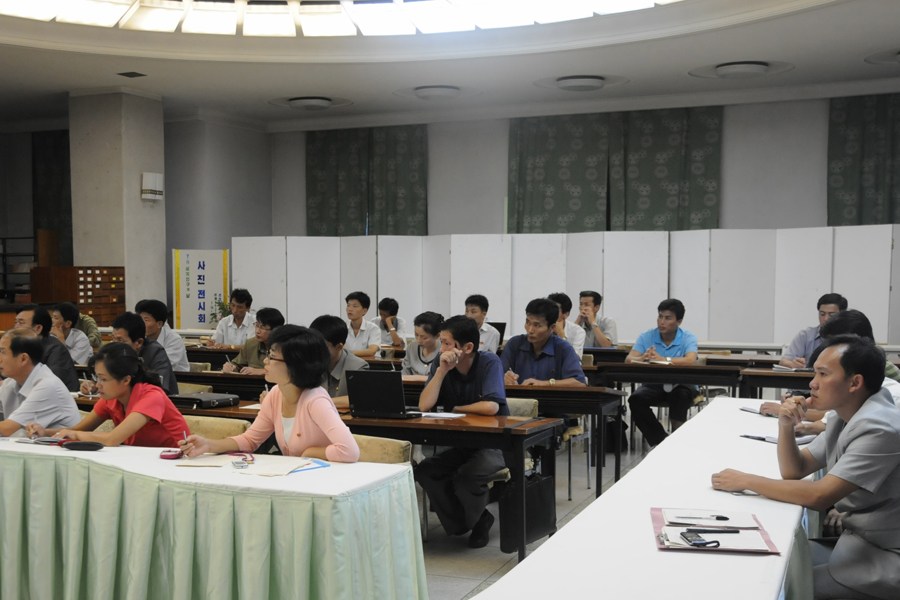 朝鮮人民大學內景曝光
