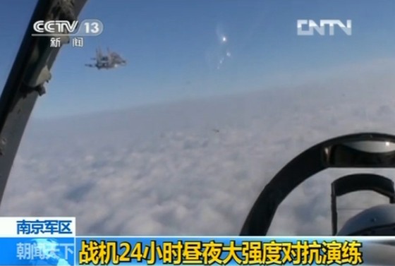 我軍戰機24小時晝夜大強度對抗演練
