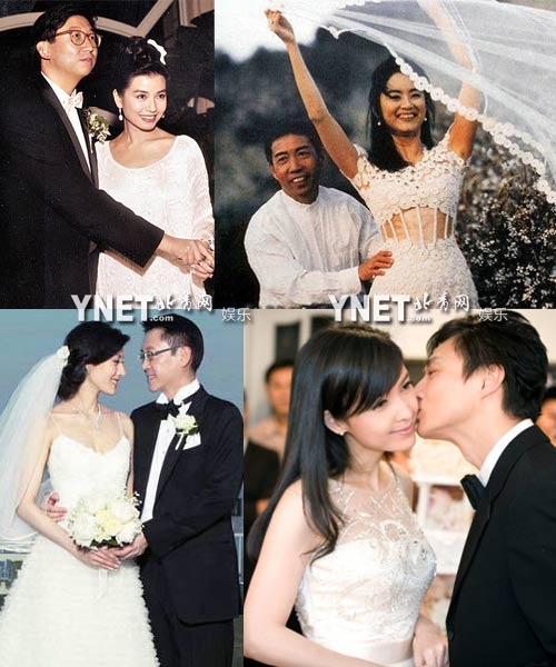 一線女星婚禮美貌排場盤點 鐘楚紅百萬婚紗戰林青霞