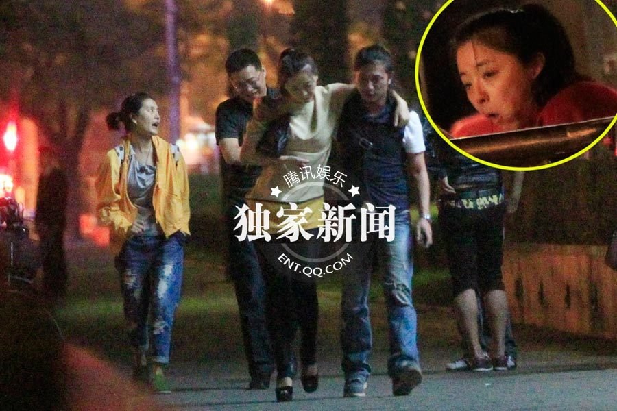 黃小蕾夜店醉酒 向寶馬男投懷送抱