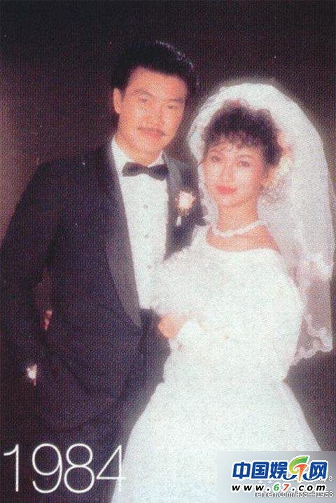 娛樂圈明星夫妻珍貴結婚照曝光