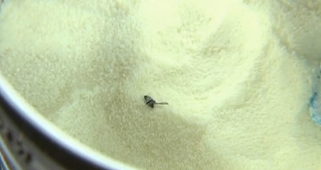 進口合生元奶粉驚現整只蒼蠅 超市稱開罐不驗