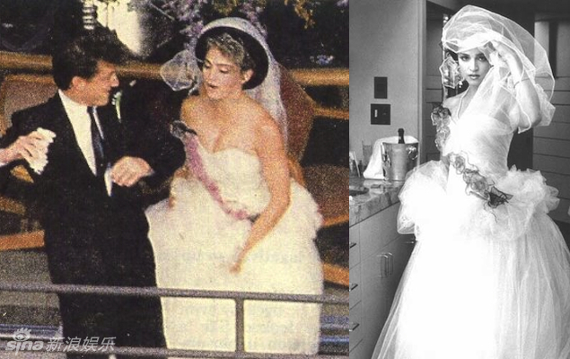 麥當娜昔日結婚照曝光