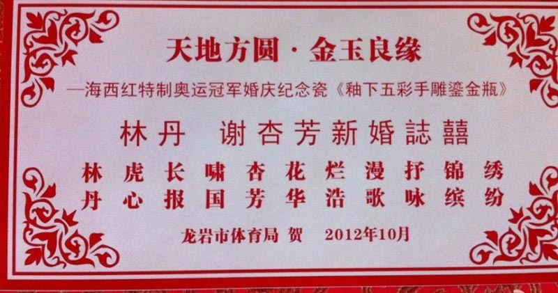 林丹謝杏芳家鄉辦喜宴 游街排場大　