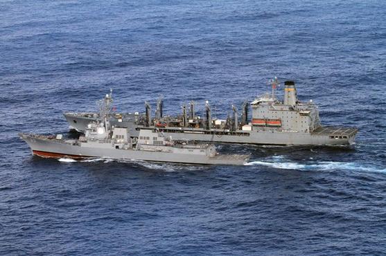 多艘美軍戰艦中國附近海域游弋 航母抵菲律賓