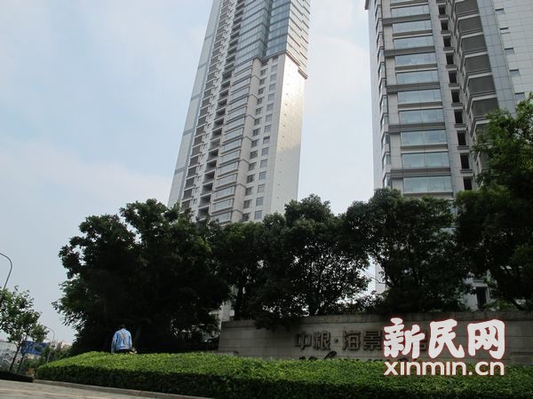 圖說：中糧海景壹號上周售出一套每平方米21.56萬元的豪宅，成為申城之最。新民網朱正炎拍攝