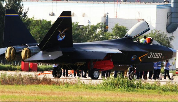 資料圖：中國殲-31戰機。