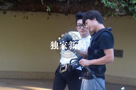 金志文豪華婚禮現場 新人抵海邊拍婚紗照