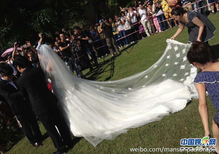 金志文金蘭三亞大婚現場