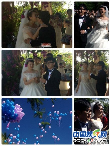 金志文金蘭三亞大婚現場