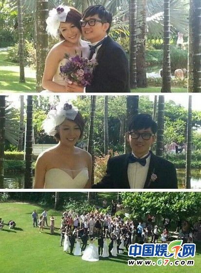 金志文金蘭三亞大婚現場