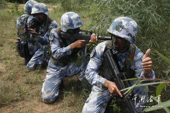 中國海軍陸戰隊生存訓練直擊