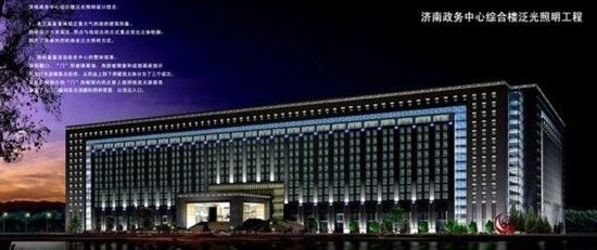 圖為濟南龍奧大廈設(shè)計效果圖。