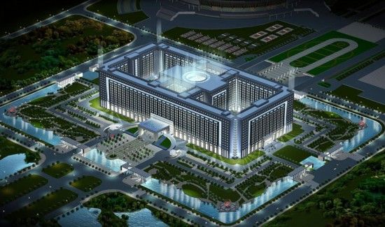 濟南龍奧大廈設(shè)計效果圖。