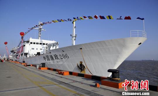 中國最大漁政船首航赴釣魚島海域執行護漁維權任務