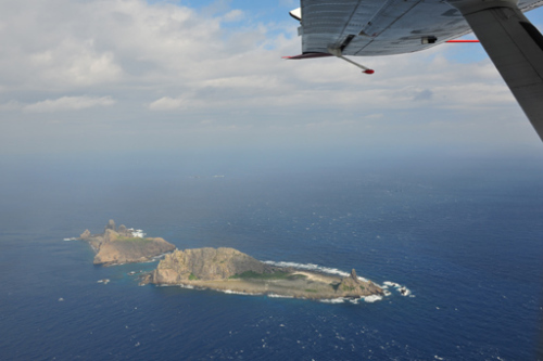 海監飛機飛臨釣魚島遭日方攔截
