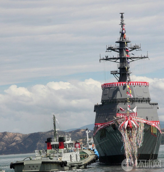 資料圖：日本海上自衛隊冬月號驅逐艦。