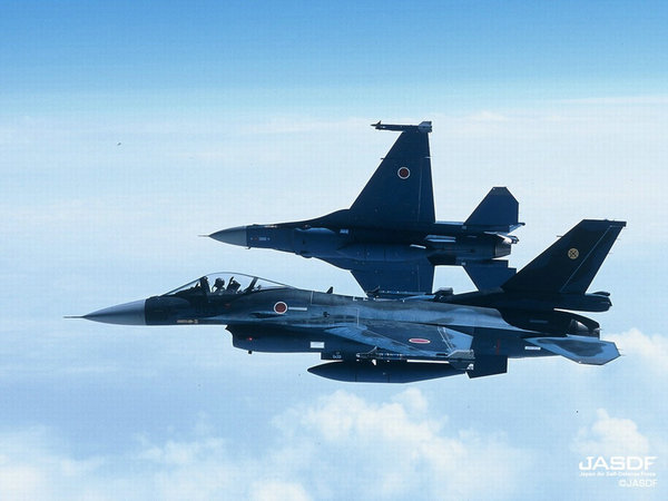 資料圖：日本航空自衛隊F-2A型戰斗機