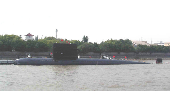 資料圖：中國海軍322號宋級常規潛艇。