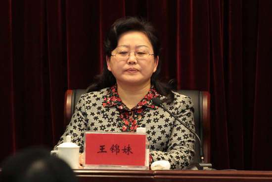   市政府糾風辦主任、市監察局局長王錦妹出席會議