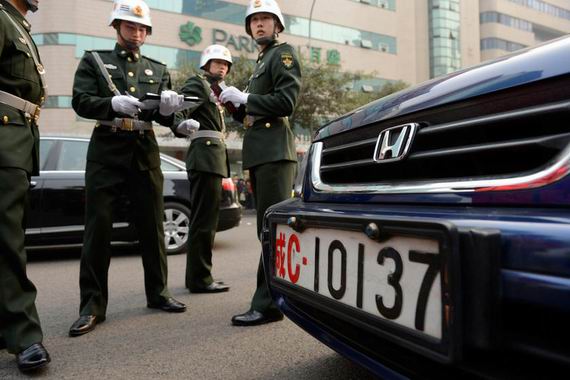 資料圖：重慶對軍車開展專項整頓。
