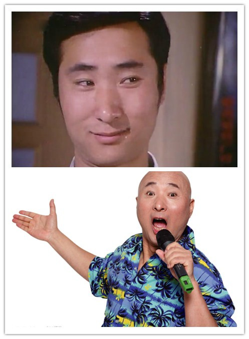 一線光頭男星罕見留發照