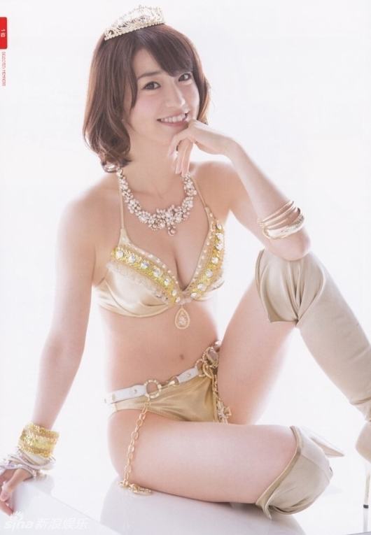 AKB48七彩內衣寫真 大秀曲線白皙火辣