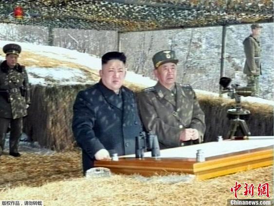 金正恩視察朝鮮地對空導彈發射演練