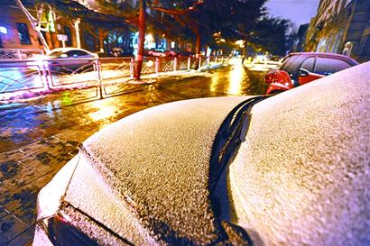 青島昨又飄雪今降溫最低-9℃