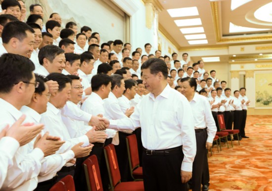 習近平會見全國優秀縣委書記