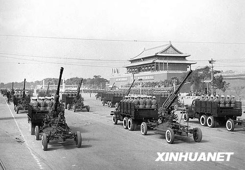 1953年國慶閱兵 人民軍隊正規化建設成果