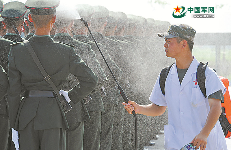 組圖：走進閱兵訓練基地