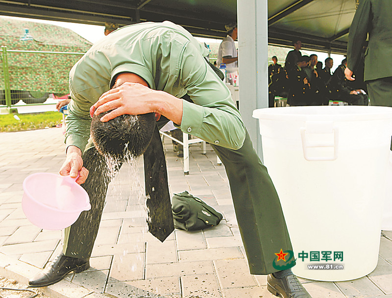 組圖：走進閱兵訓練基地
